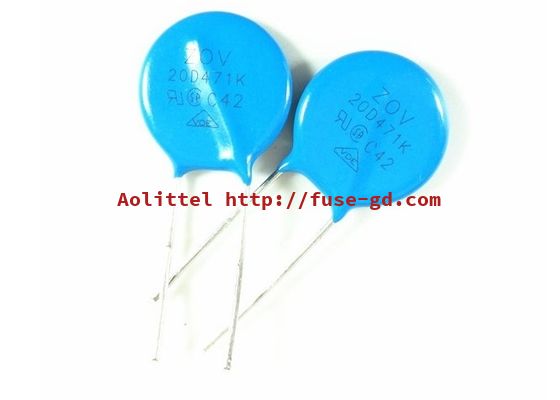 High Voltage HEL ZOV Blue Radial Leaded 20mm Disc VDR Varistor 20D471K 470V 10% 4.5KA High Surge Type 350J Available